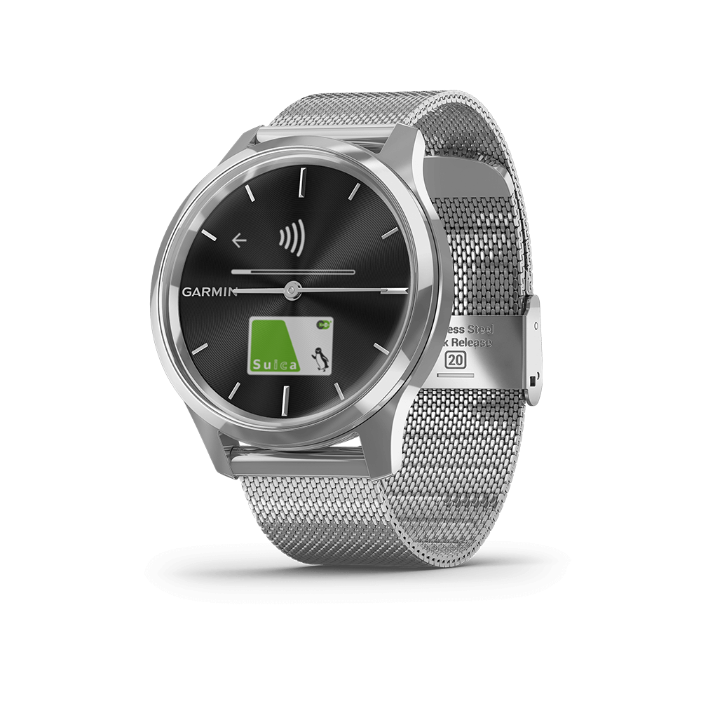 Vivomove Luxe Silver Milanese ウェアラブル 製品 Garmin Japan Home