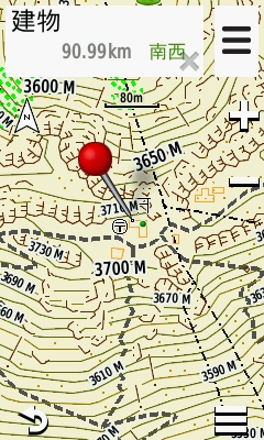 等高線300m