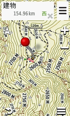 山小屋300m