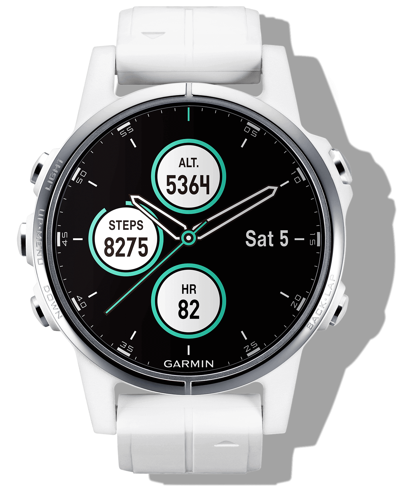 Garmin fenix 5s Plus Sapphire White