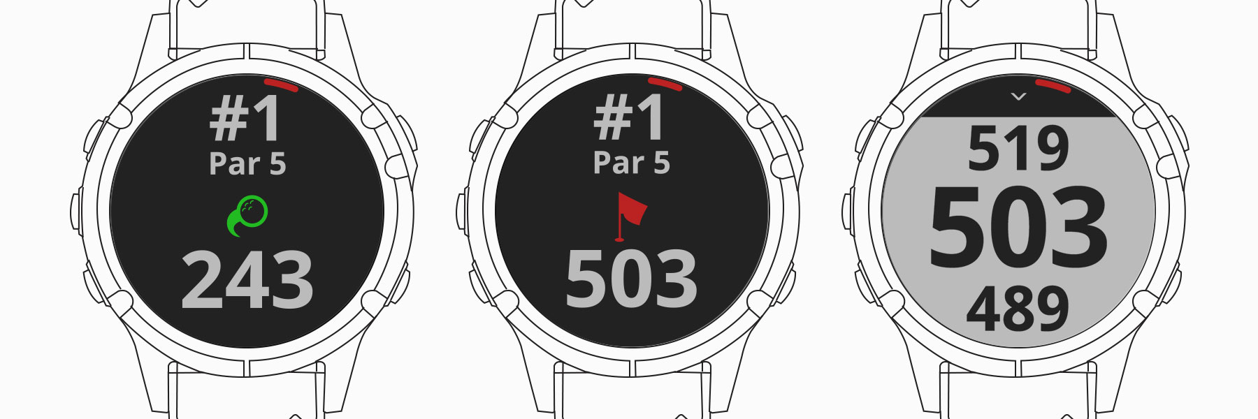 garmin golf distance