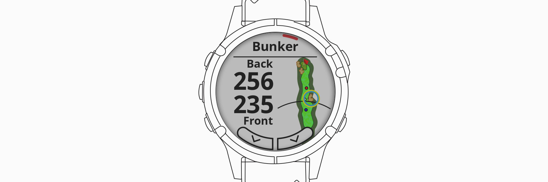 garmin golf distance