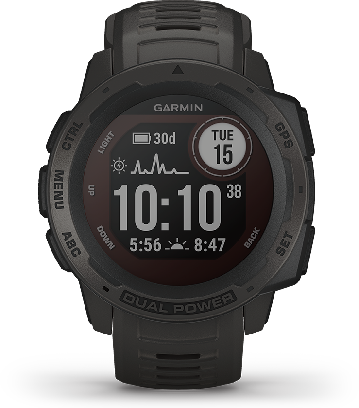 Instinct Dual Power タフネスアウトドアgpsウォッチ Garmin 日本